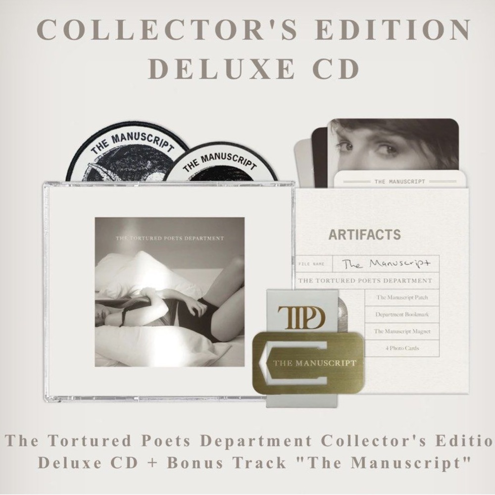 Taylor Swift The Tortured Poets Department Collectors CD The Manuscript